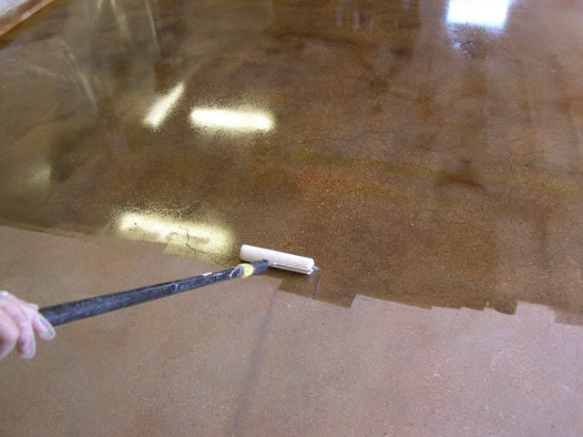 Floor sealing and coating services.