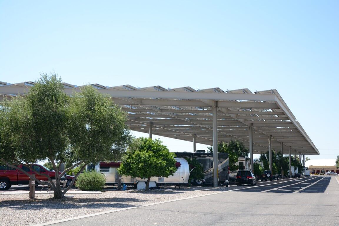 Lazydays RV Park Colar Canopies Tucson Exterior Painting