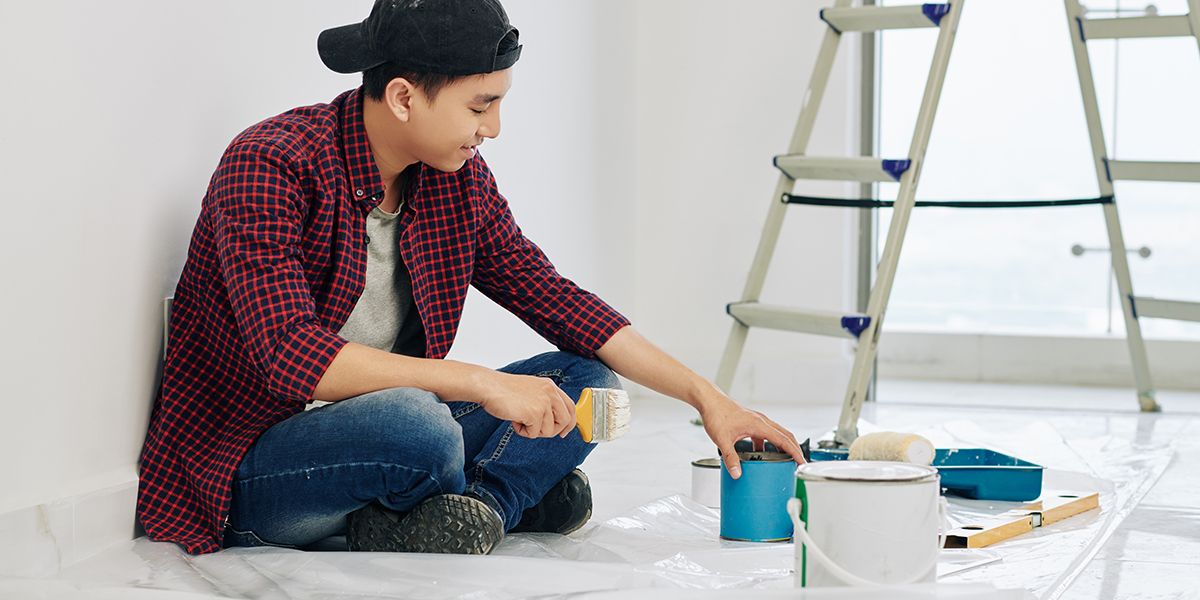 how to prep a house for painting